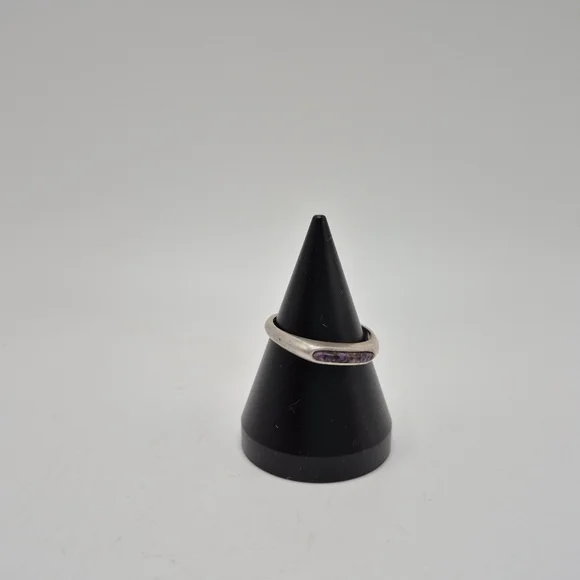 Carolyn POLLACK FANTASTIC PRICE 2 Rings Peridot Sterling & Sterling Stackable. - Picture 3 of 11